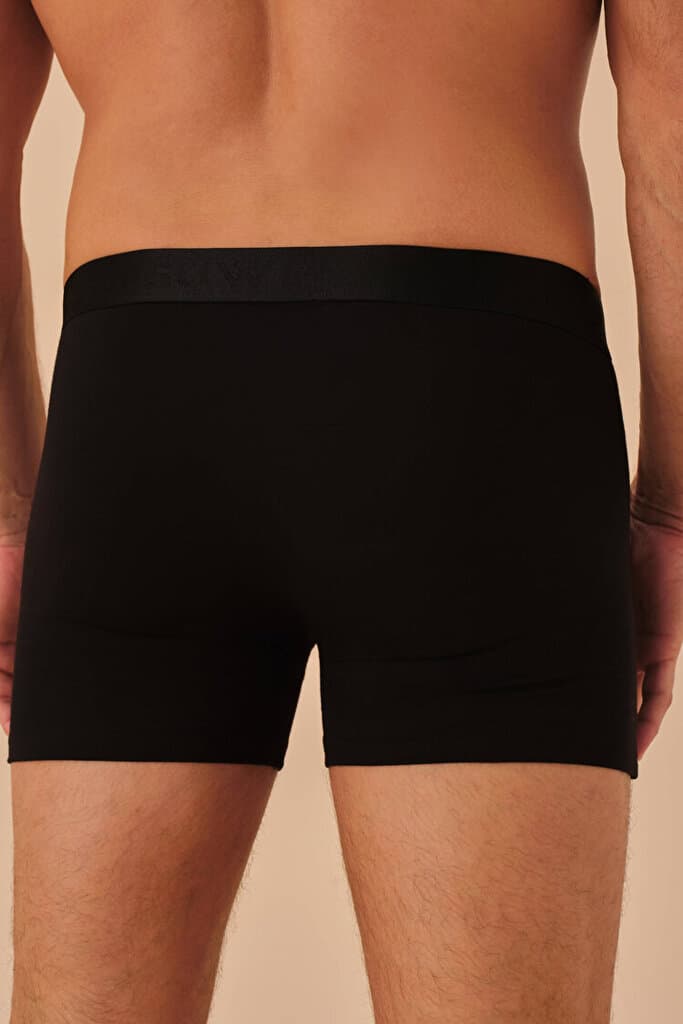 SUWEN Men Micro Modal Boxer - Black - XL 2