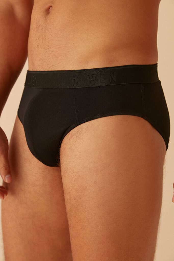 SUWEN Men Slip - Black - XL 2