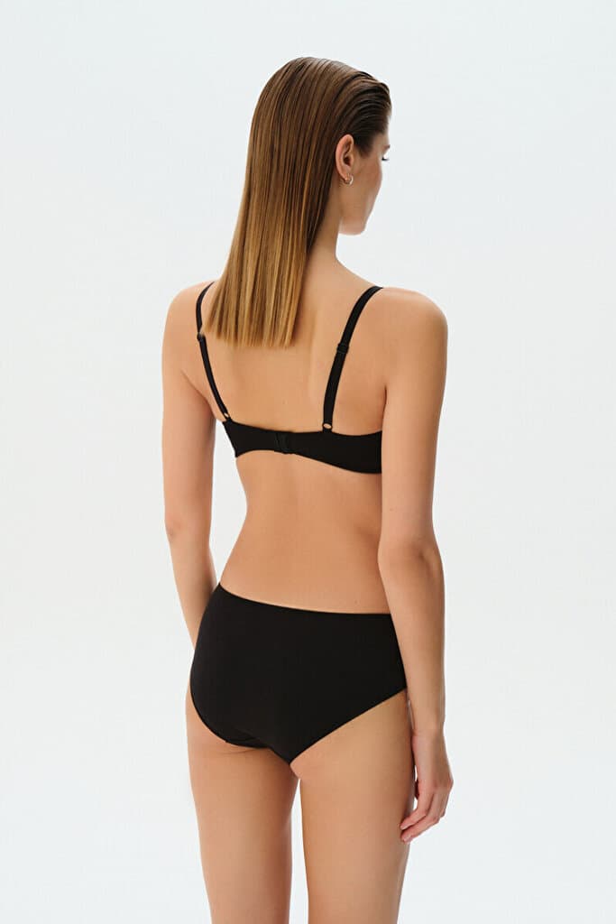 SUWEN Cotton Soft Bra - Black - 75 C 4