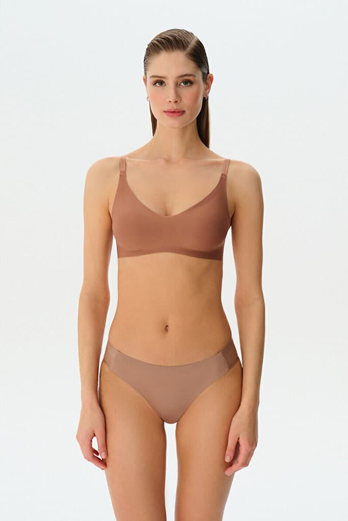 SUWEN Invisible Soft Bra - Nude - M 2
