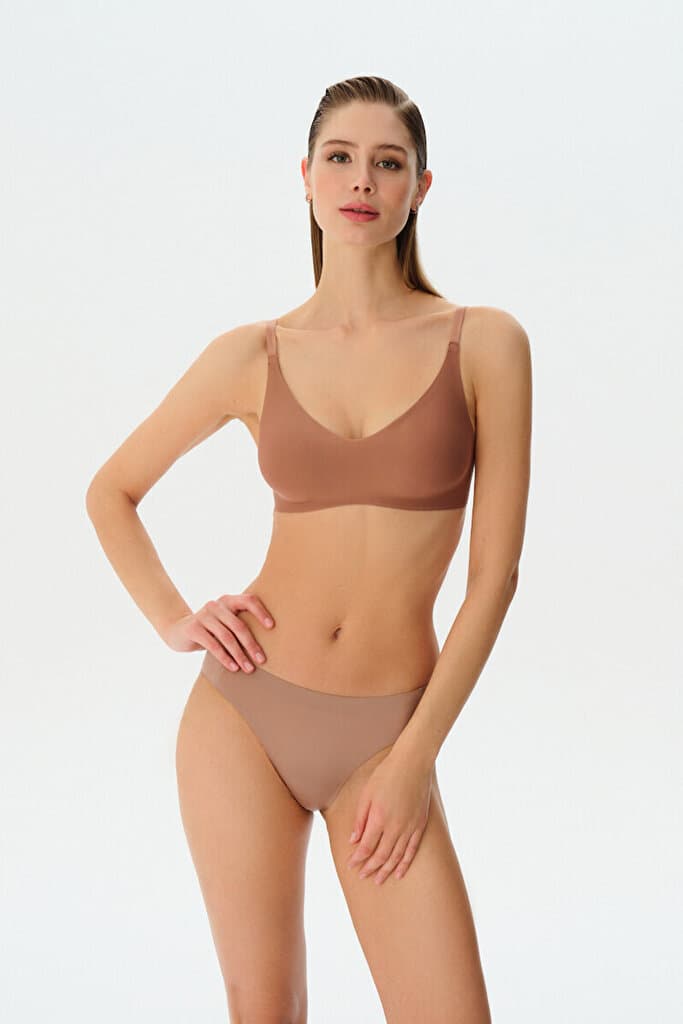 SUWEN Invisible Soft Bra - Nude - M 3