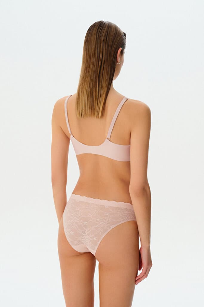 SUWEN Invisible Soft Bra - Powder Pink - XXL 4