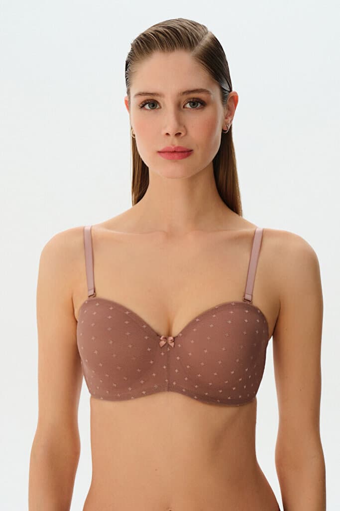 SUWEN New Diana Strapless Bra - Visone - 75 C