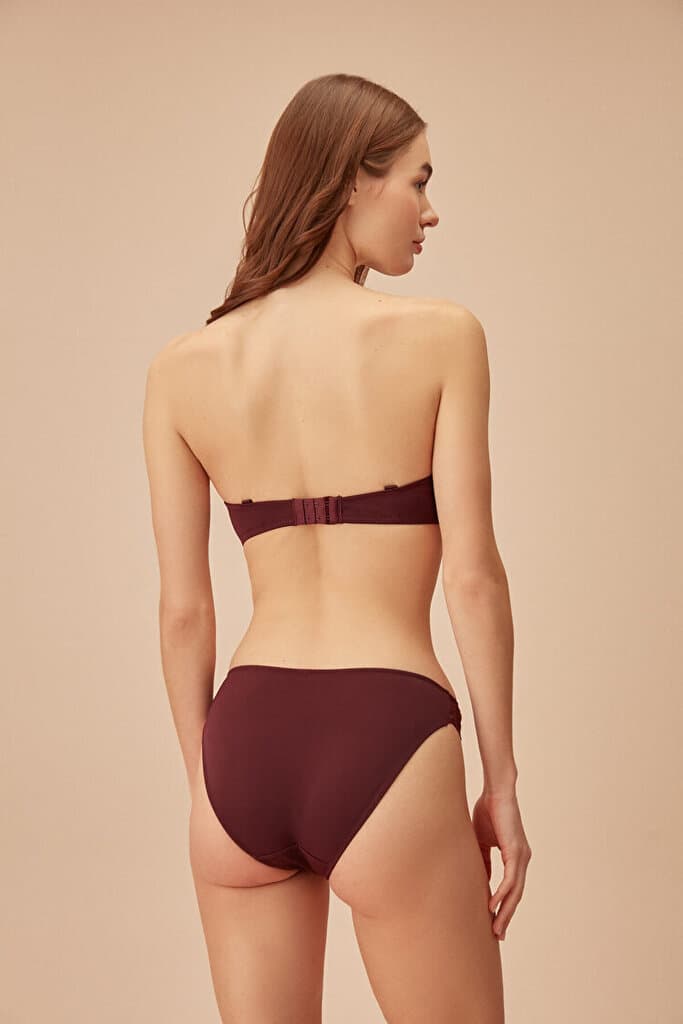 SUWEN Linda Lace Strapless - Plum - 75 C 4