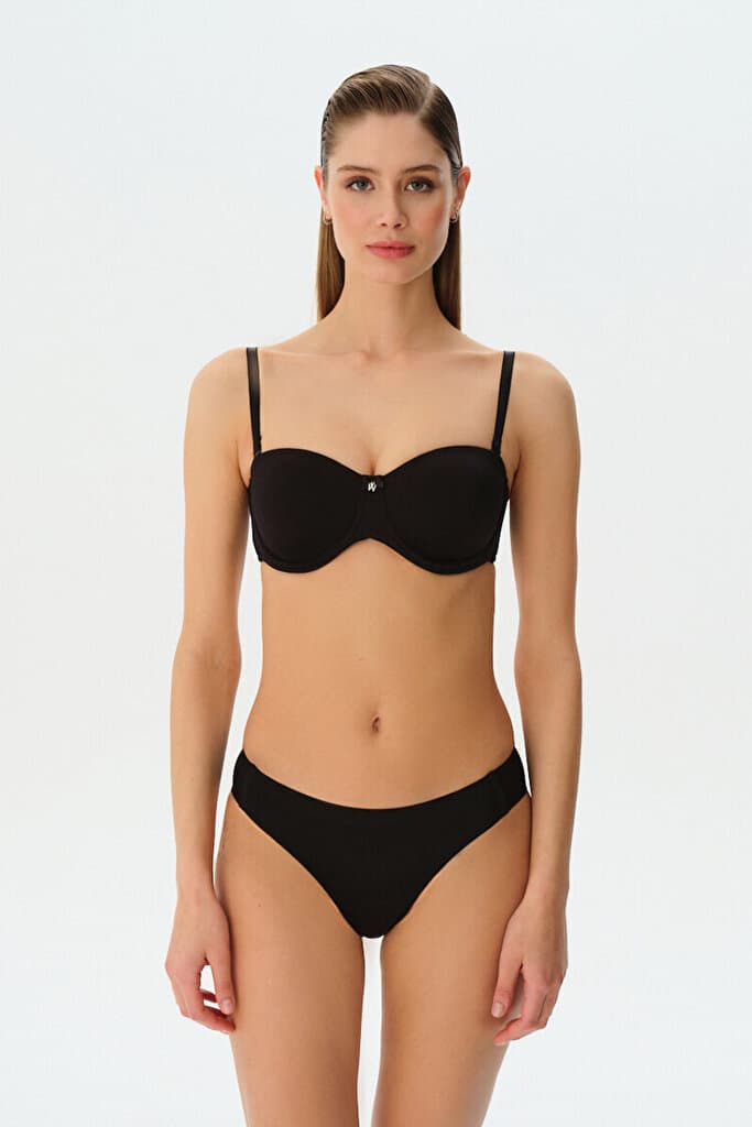 SUWEN Linda Big Size Strapless - Black - 75 C 2