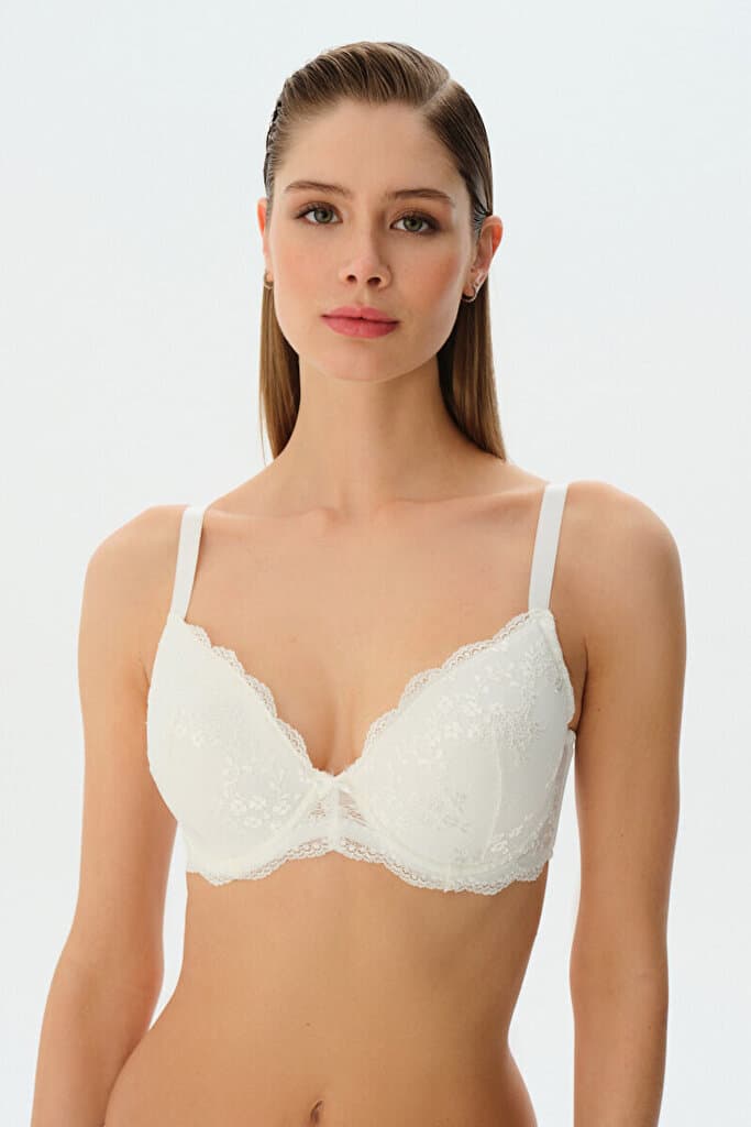 SUWEN Linda Lace Balconette - Ecru - 75 C 2