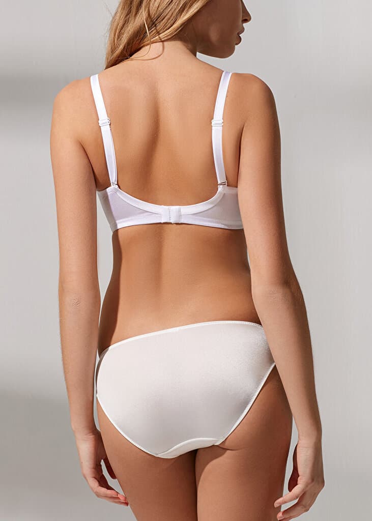 SUWEN Linda Balconet Bra - White - 75 C 2