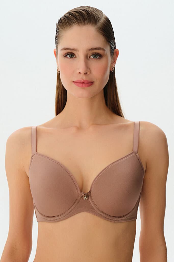 SUWEN Linda Balconet Bra - Visone - 75 C