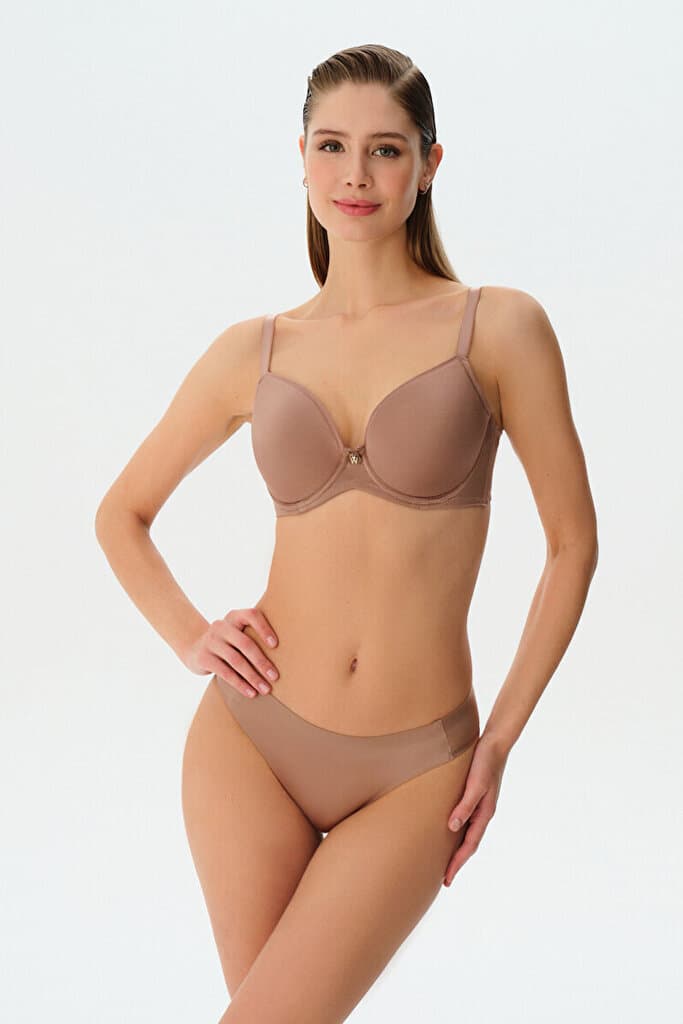 SUWEN Linda Balconet Bra - Visone - 75 C 2
