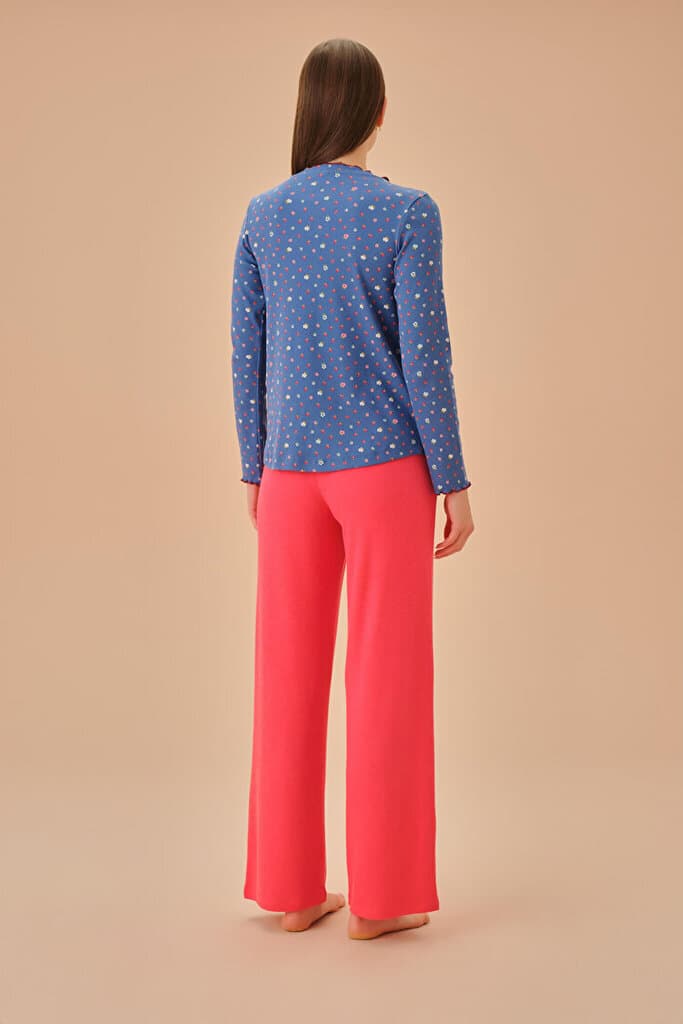 SUWEN Ola Masculine Pyjamas Set - Blue - XL 4