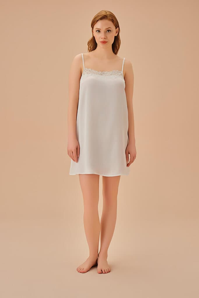 SUWEN Sapphire Nightie - Ecru - XXL