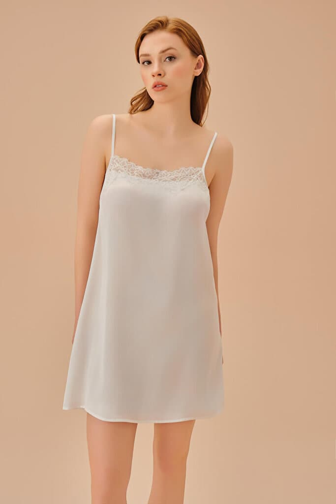 SUWEN Sapphire Nightie - Ecru - XXL 2