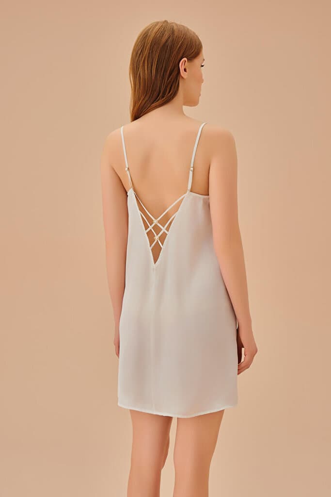 SUWEN Sapphire Nightie - Ecru - XXL 3