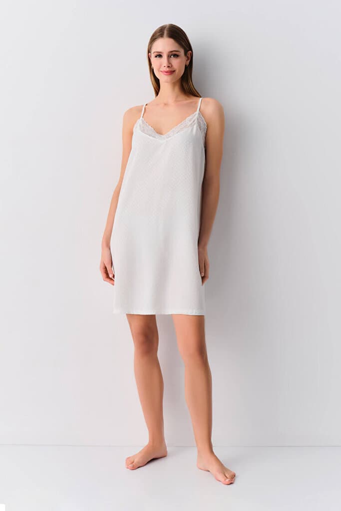 SUWEN Maison Nightie - Ecru - L