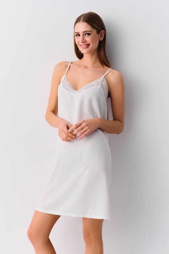 SUWEN Maison Nightie - Ecru - L 2