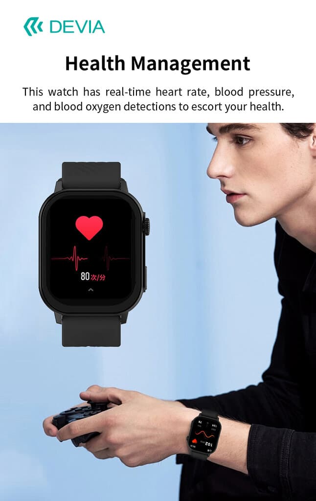 DEVIA Smart Watch Pro 2 - Black 6