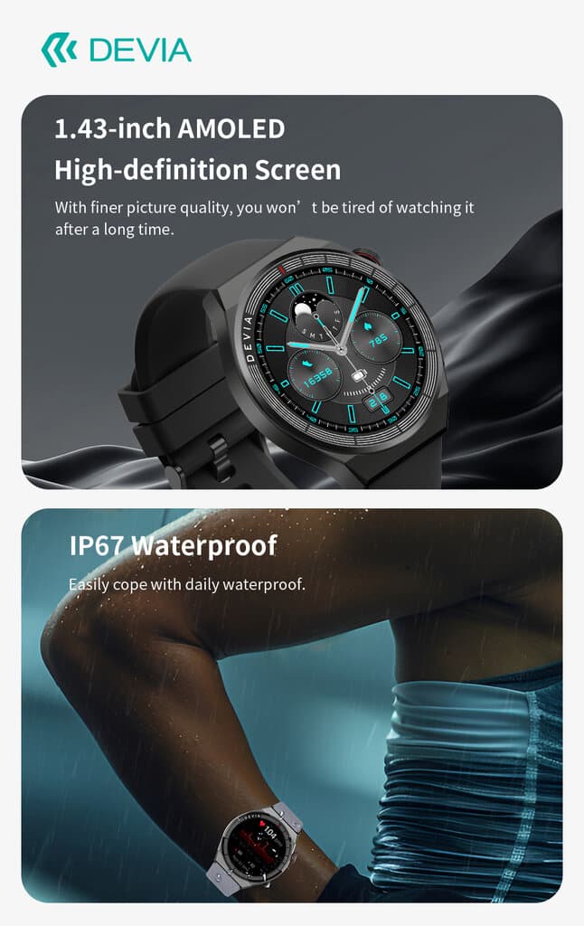 DEVIA Smart Watch Pro1(V2) - White 11