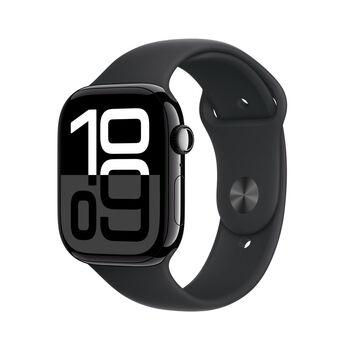 Jet Black Aluminium Case with Black Sport Band