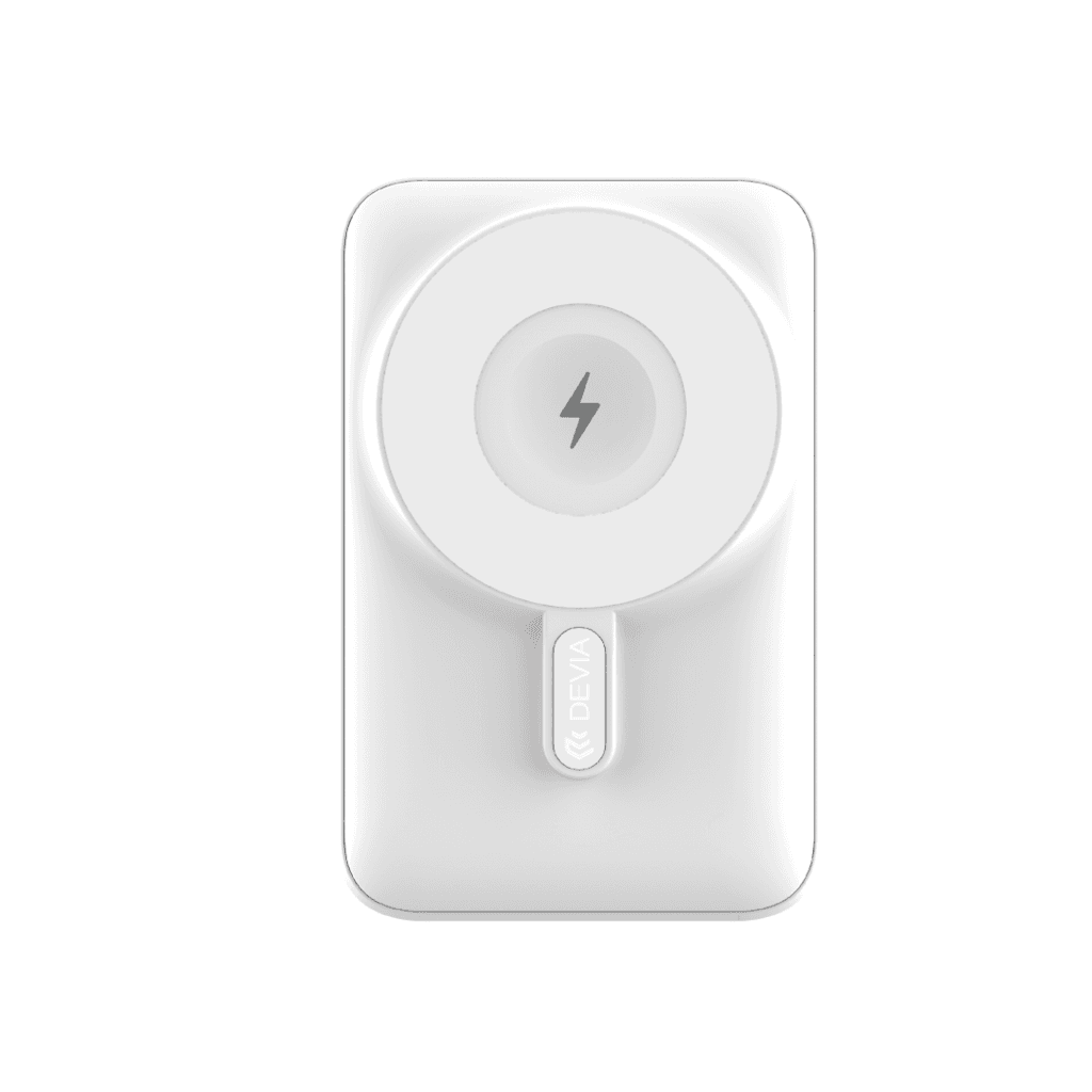 DEVIA Extreme Speed Series 22.5W Fast Charging Magnetic Power Bank With Bracket (10000mAh) - White 5