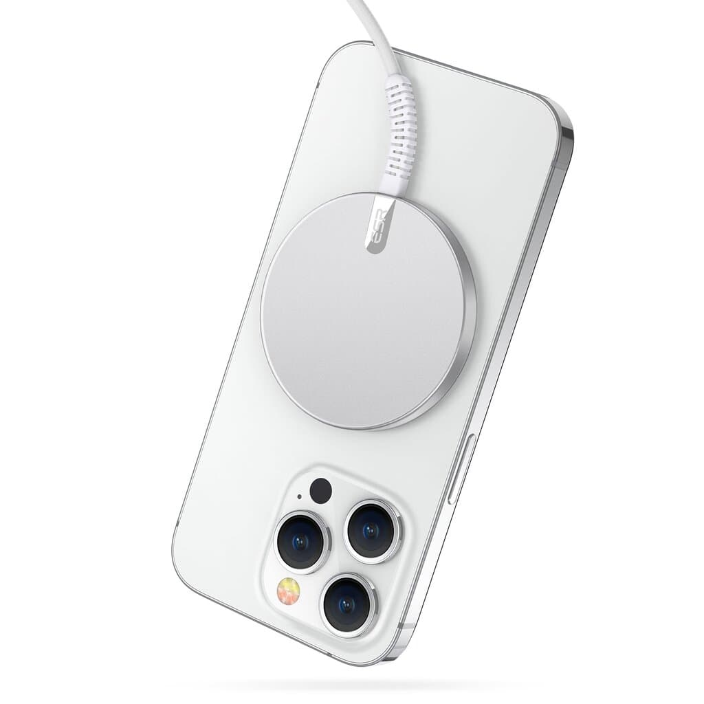 ESR mini Wireless Charger (HaloLock) - Silver 3
