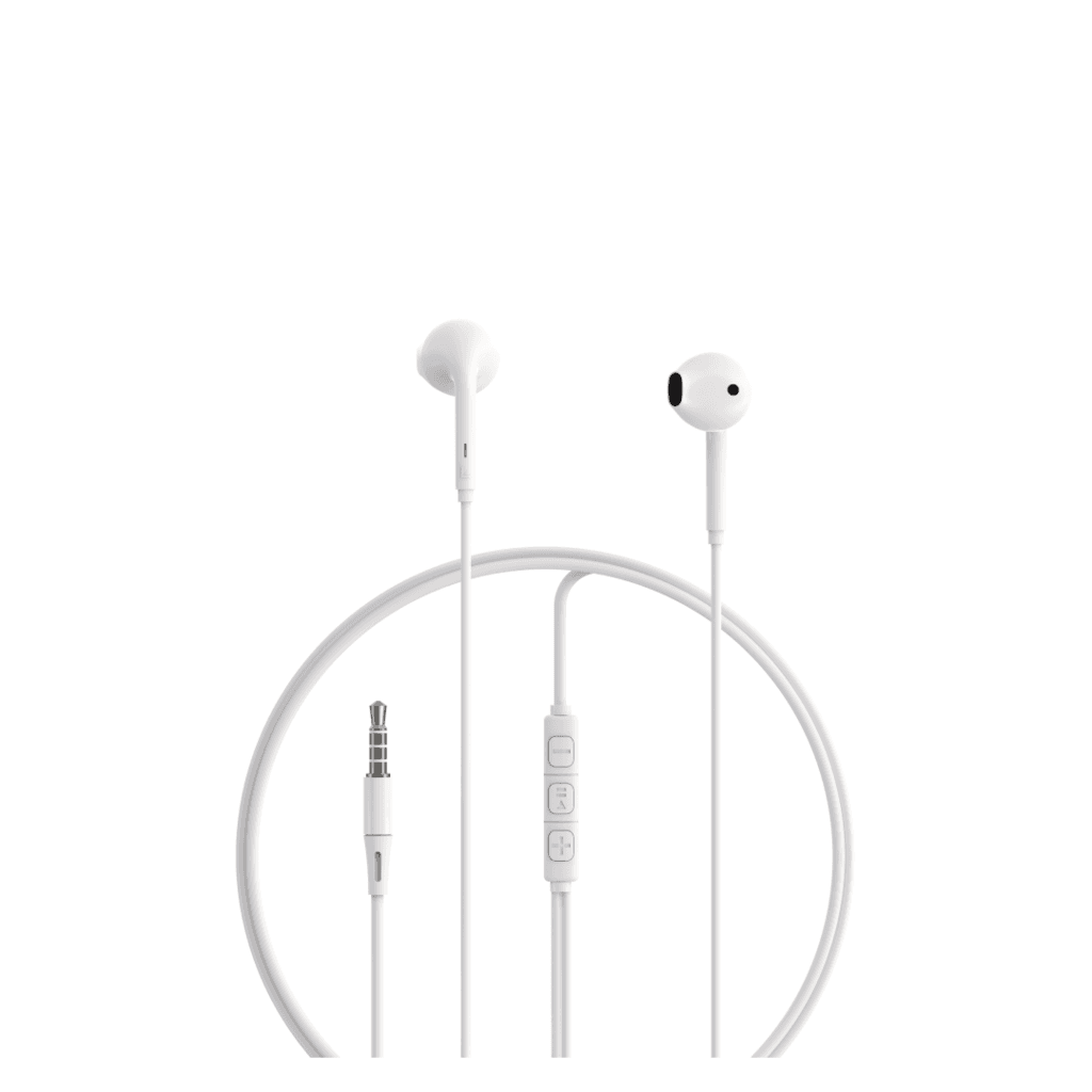 Devia Kintone Series A3 Wired Earphone (3.5mm) - White