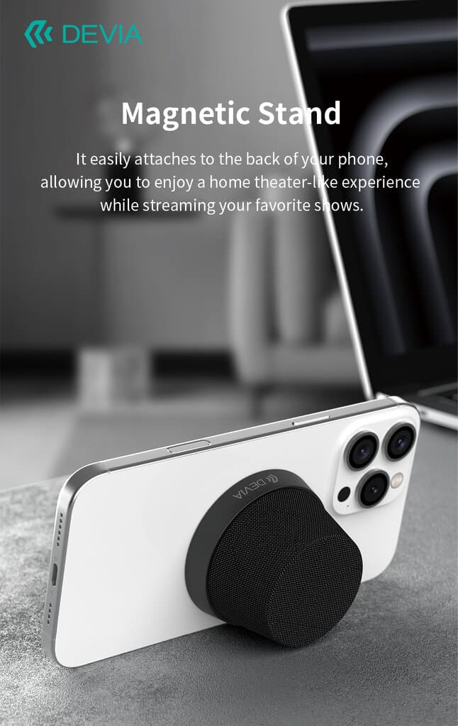 Devia Sound Lite3 Wireless Speaker EM506 - Black 8