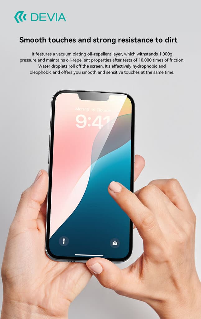 DEVIA Star Series Full Screen Entire View Tempered Glass -  iPhone 16E 7
