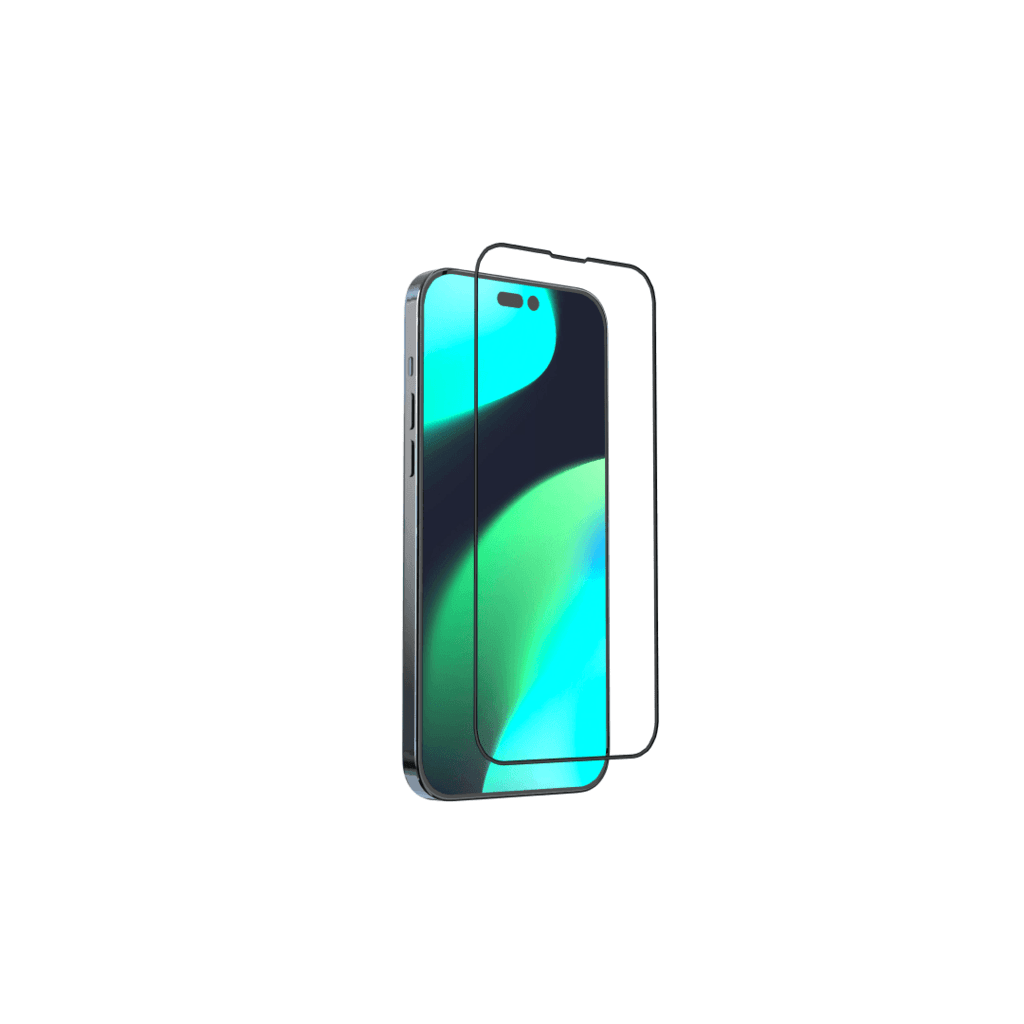 Devia Van Series Full Screen Silicone Edge Twice-Tempered Glass for iPhone 14 Plus / 13 Pro Max /14 Pro Max