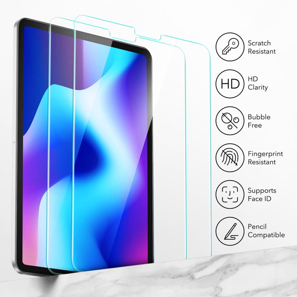 ESR iPad Pro 12.9 Tempered-Glass Screen Protector — photo 4