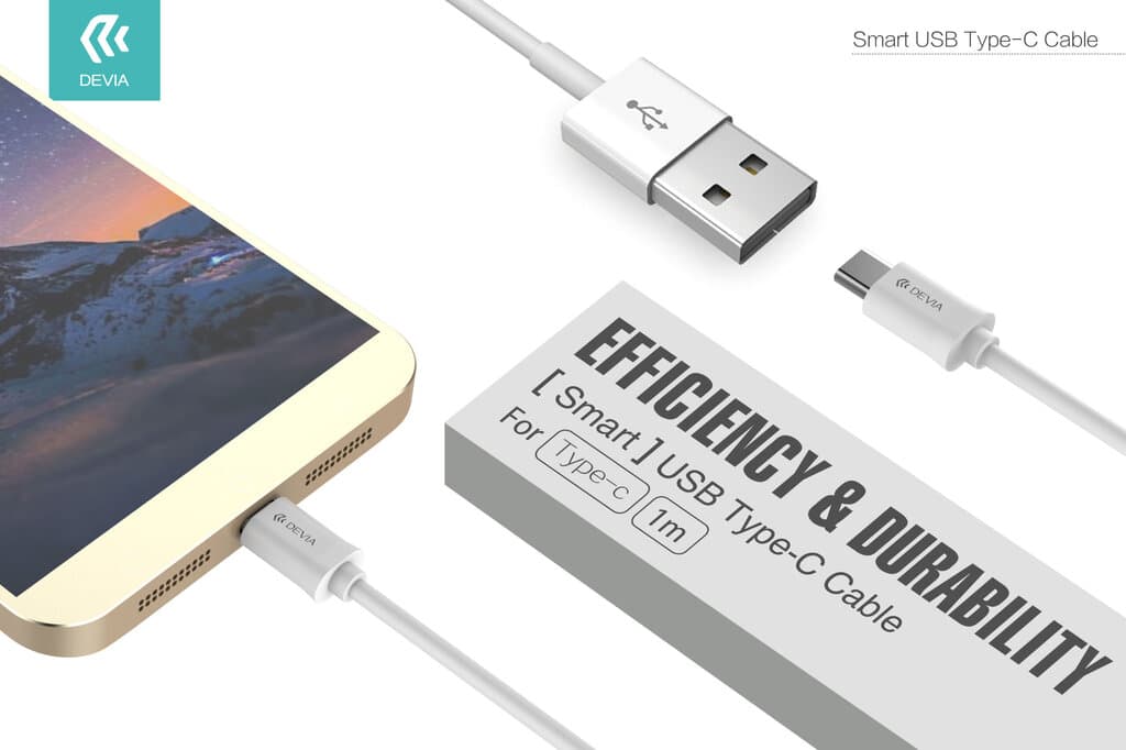 Devia Smart Series Cable For Type-C (5V 2A,2M) EC066 3
