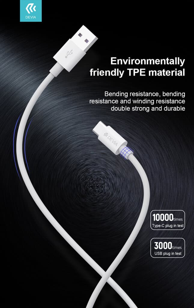 Smart Series Super Charge USB To Type-C Cable Full Compatible (5A,1.5M) 6