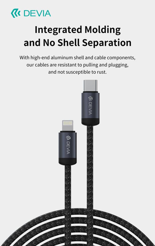 Devia Gracious Series  type-C To Lightning PD 27W Fast Cable(3A,1M) 9