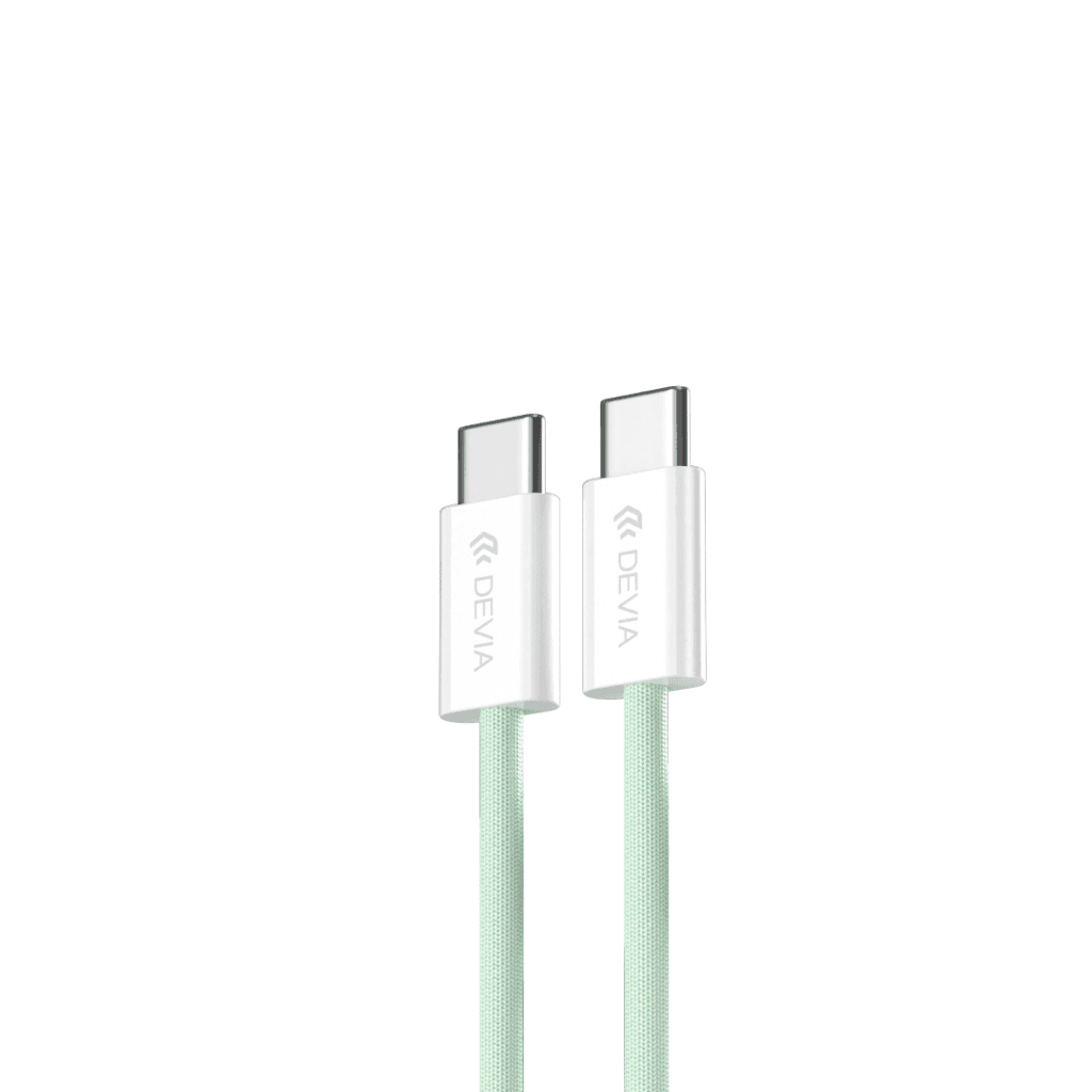 Devia Smart Series C To C PD 60W Fast  Woven Cable(1M) - Green