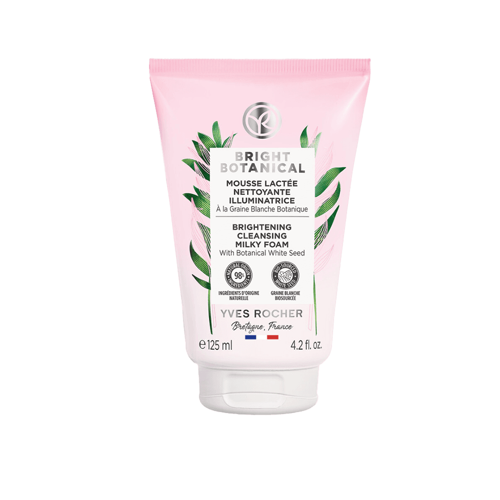 Yves Rocher Brightening Cleansing Milky Foam Mousse 125ml