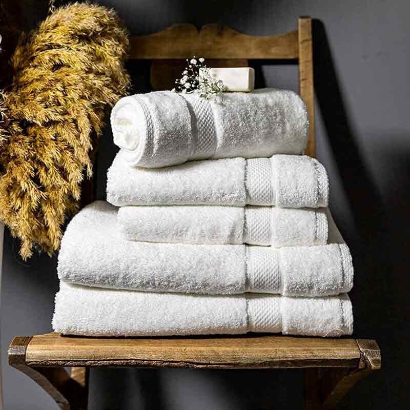 Komfortec Bath Towel - 2pcs - 70*140 cm - White 2