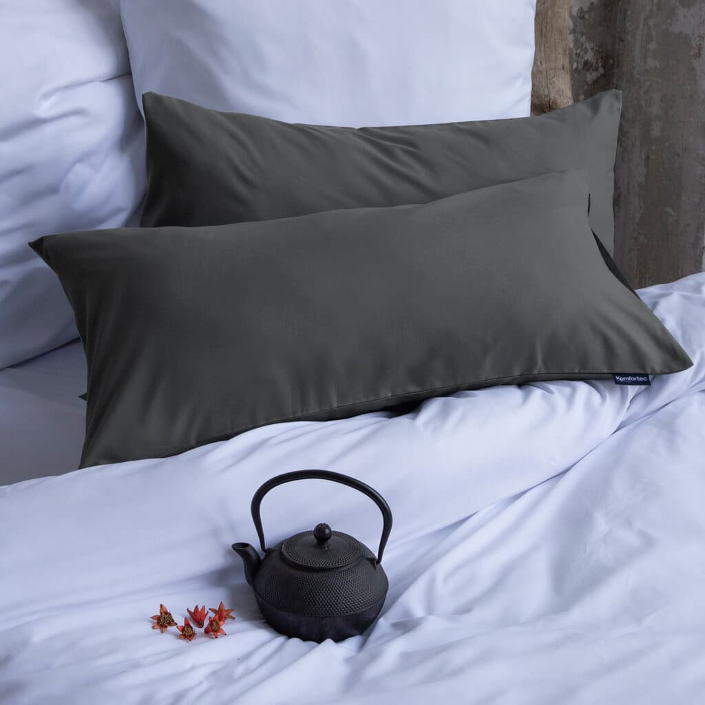 Komfortec Duvet Cover Set - 2pcs - 155*220 cm - Grey 2