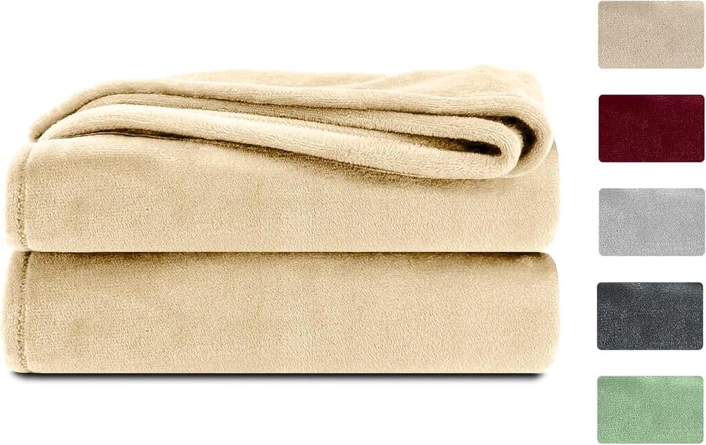 Komfortec Light Blanket - 240*220 cm - Beige 3