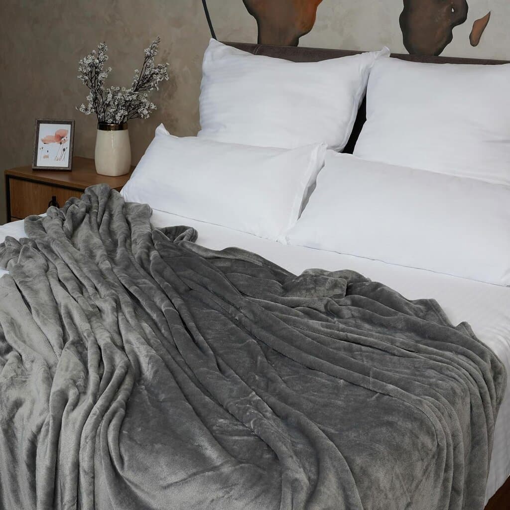Komfortec Light Blanket - 240*220 cm - Anthracite Grey 2