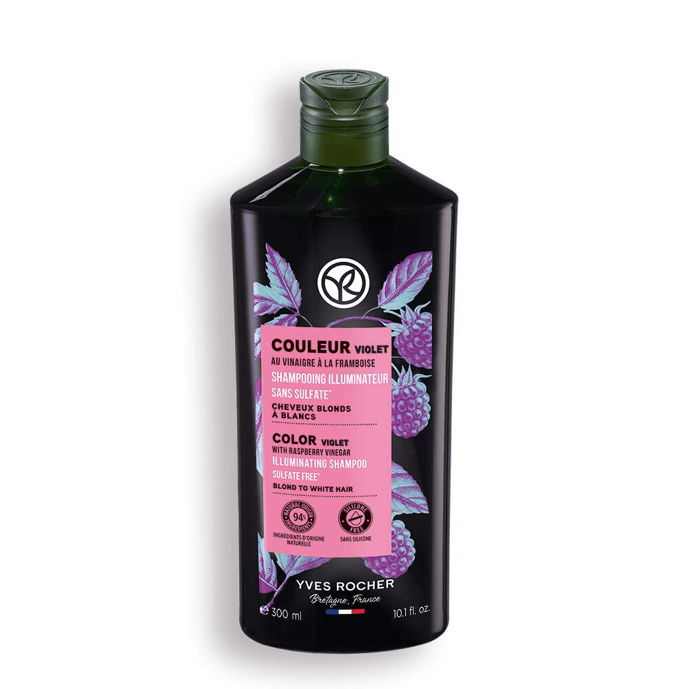 Yves Rocher Color Violet Shampoo With Raspberry Vinegar-Sulfate Free - 300ml