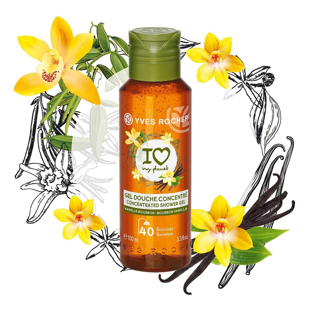 Yves Rocher Concentrated Shower Gel With Vanilla Extract - 100ml