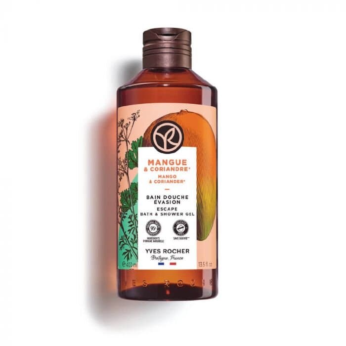 Yves Rocher Mango & Coriander Escape Bath & Shower Gel 400ml