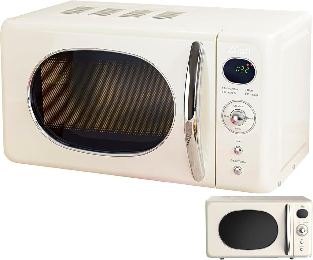 Zilan Retro 700W 20L Microwave Oven  – ZLN1245 (Beige) 2