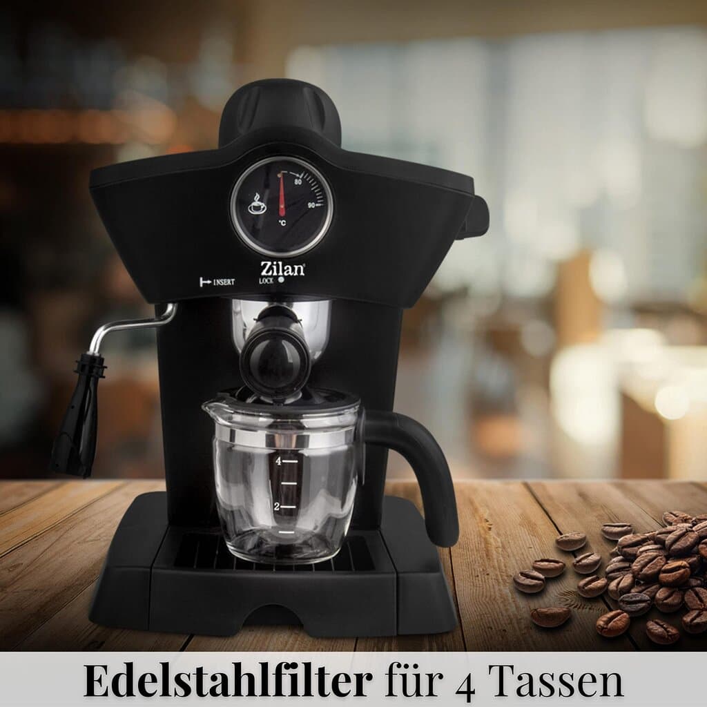 Zilan 800W 4-Cup Espresso Cappuccino Coffee Maker – ZLN2854 — photo 5