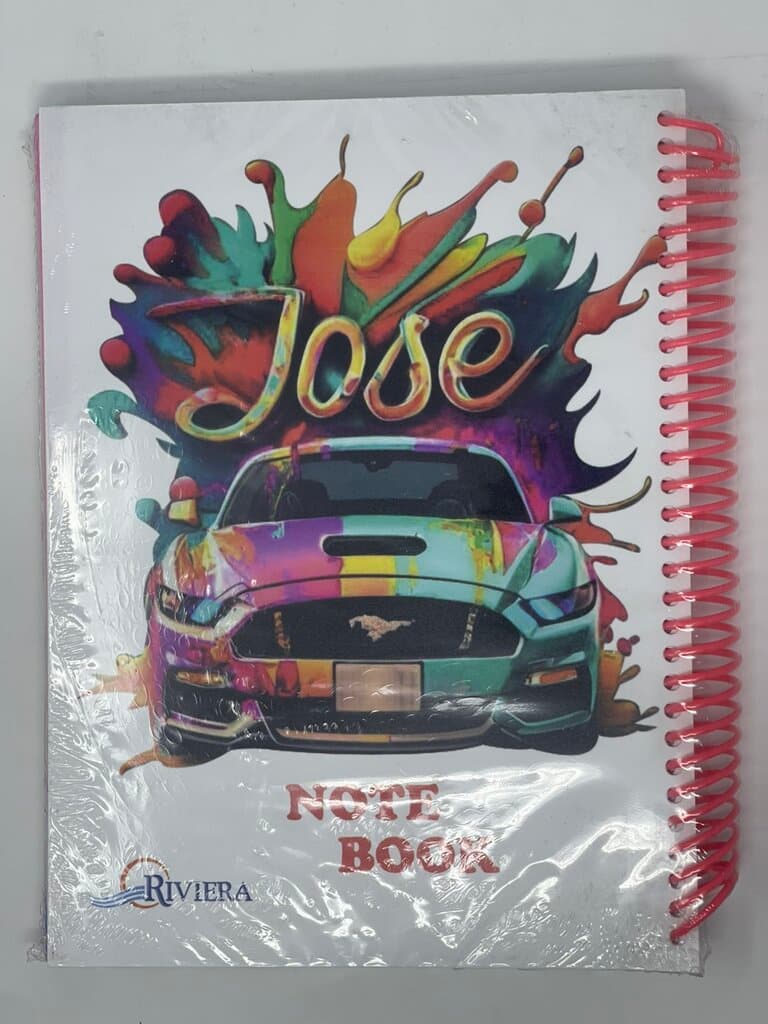 Rivera 4-Section Plastic Notebook