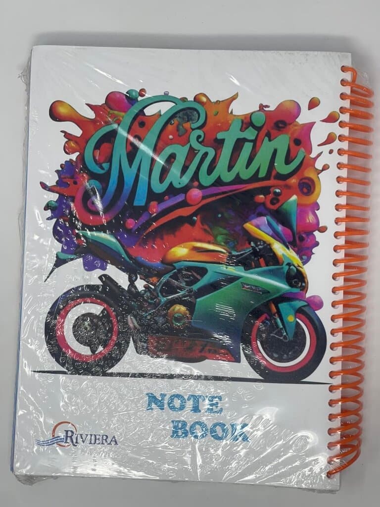 Rivera 4-Section Plastic Notebook