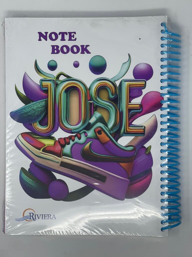 Rivera 4-Section Plastic Notebook