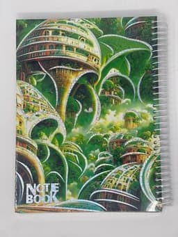 Green Cityscape Print