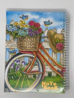 Bicycle and Flowers Print