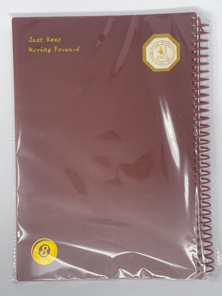 Nice 2-Section Plastic Notebook