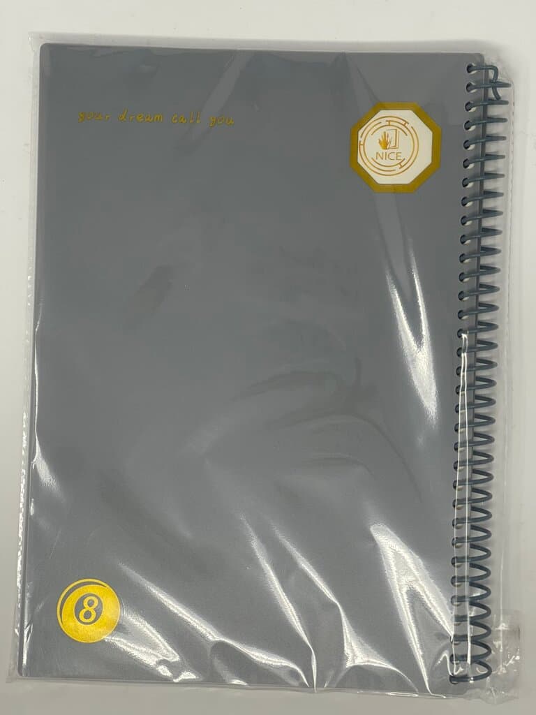 Nice 2-Section Plastic Notebook